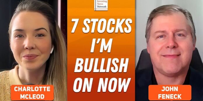 Rephrase single title from this title John Feneck: Gold Backdrop Looks “Amazing,” Plus 7 Stocks to Watch Now . And it must return only title i dont want any extra information or introductory text with title e.g: 