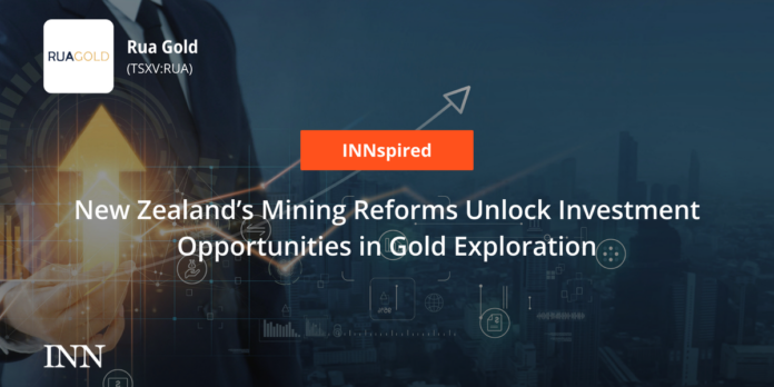 Rephrase single title from this title New Zealand’s Mining Reforms Unlock Investment Opportunities in Gold Exploration . And it must return only title i dont want any extra information or introductory text with title e.g: 