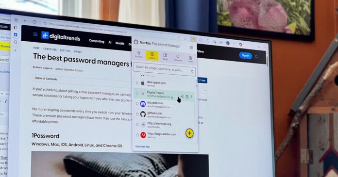 Rephrase single title from this title 
		Norton Password Manager review: cross-platform login security for free	
 . And it must return only title i dont want any extra information or introductory text with title e.g: 