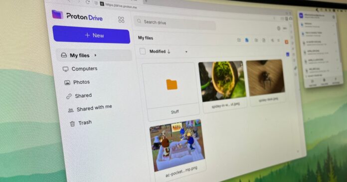 Rephrase single title from this title 
		Proton Drive has a new macOS app and it looks great	
 . And it must return only title i dont want any extra information or introductory text with title e.g: 
