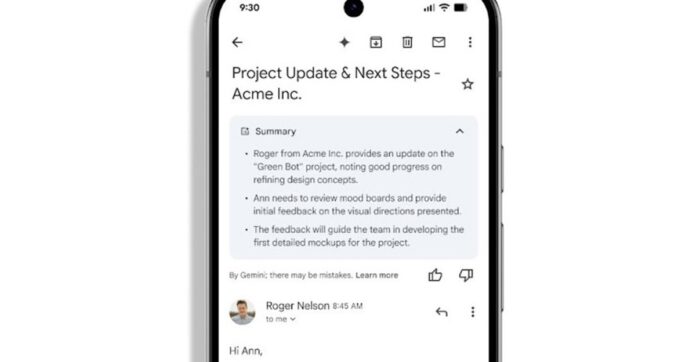 Gmail's AI Summaries Now Appear Automatically