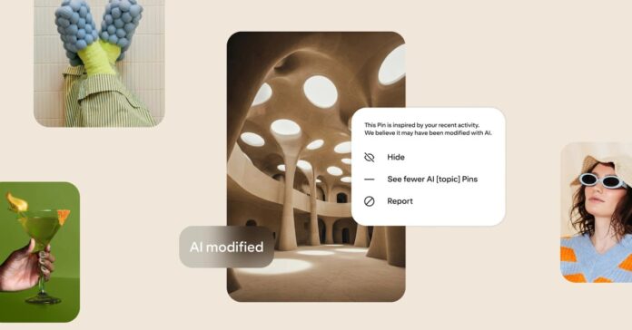 Rephrase single title from this title Pinterest is finally doing something about its AI infestation
 . And it must return only title i dont want any extra information or introductory text with title e.g: 
