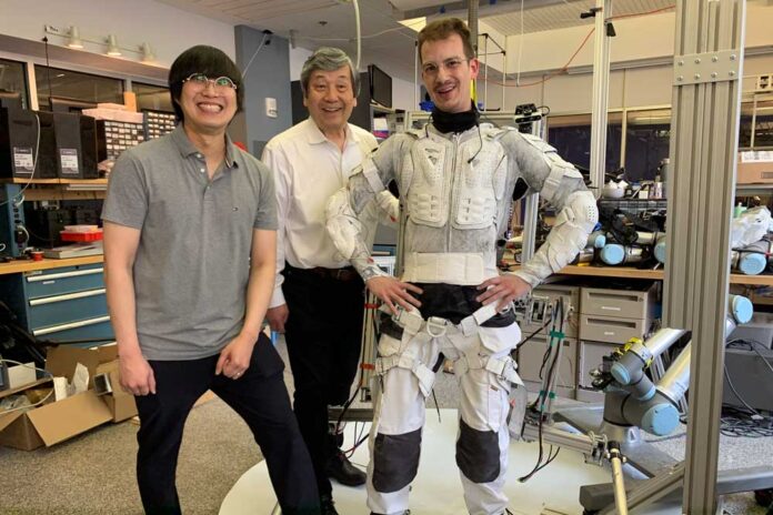 Rephrase single title from this title Robotic “SuperLimbs” could help moonwalkers recover from falls 

 . And it must return only title i dont want any extra information or introductory text with title e.g: 