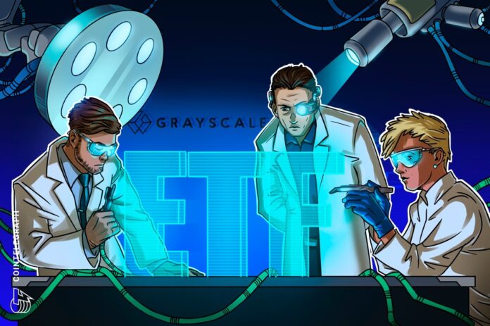 Rephrase single title from this title  Why Grayscale’s Bitcoin Trust still dominates ETF revenue in 2025 
 . And it must return only title i dont want any extra information or introductory text with title e.g: 