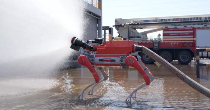 Robodog Battles Blazes