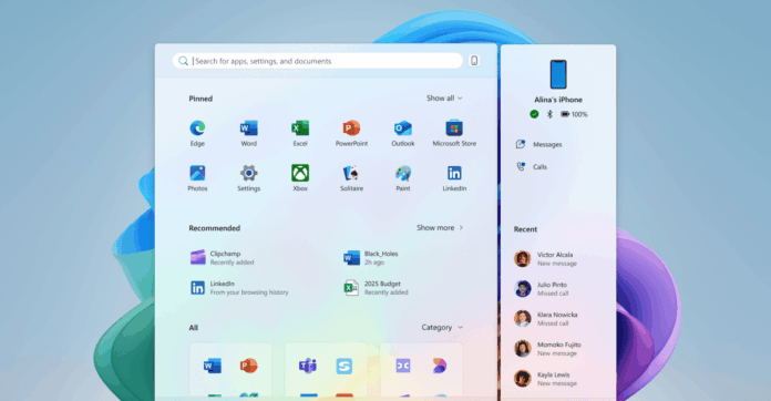 Windows 11 Start Menu Update