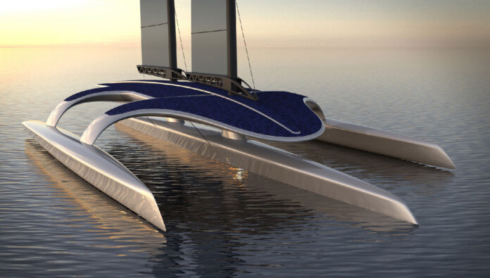 Self-Piloted Atlantic Crossing Powered by Solar Energy and AI