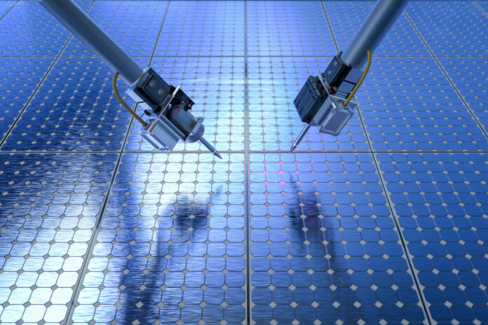 Quick Robotic Probe for New Materials Measurement