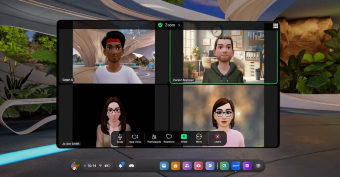 Zoom's New Meta Quest App For Video Calls In VR